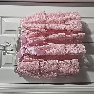 Pink LACE Skirt